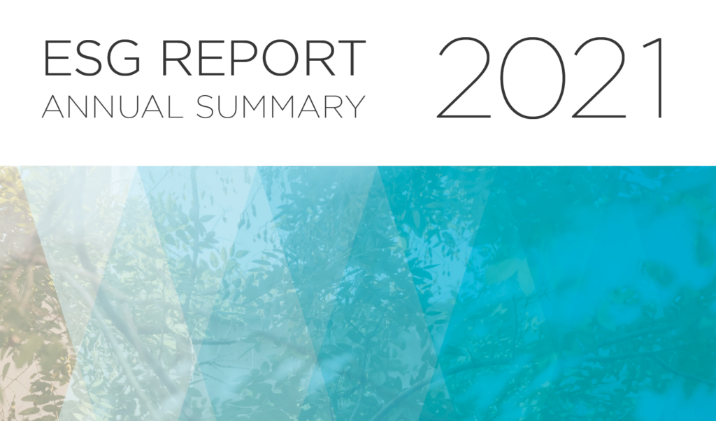 ESG report 2021